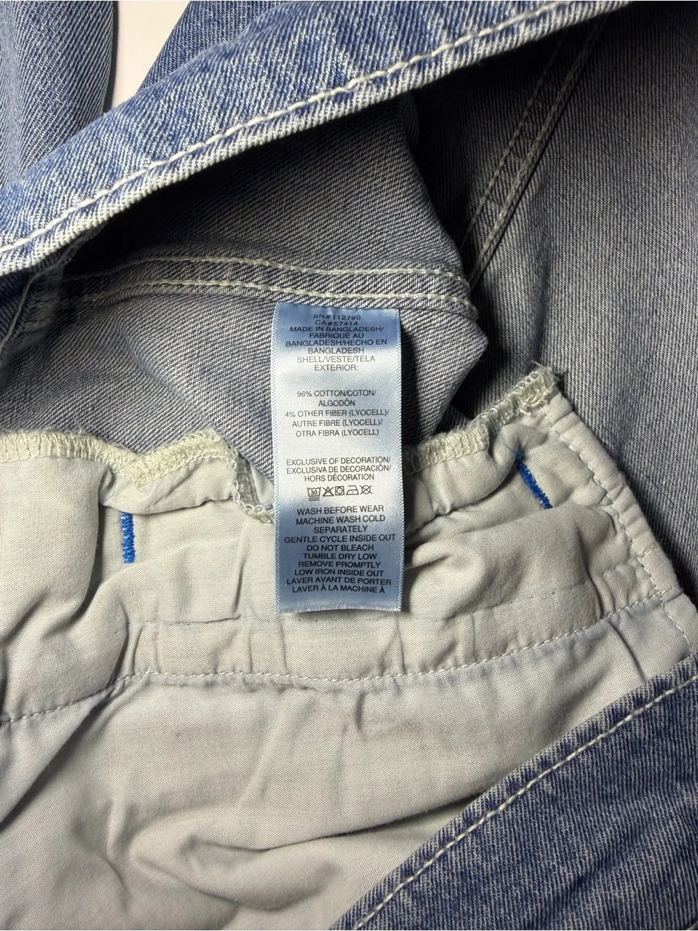 True Religion Men’s Blue Denim Trucker Jacket Embroidered NWT XL Y2K
